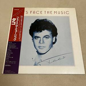 【国内盤帯付】TACO LET`S FACE THE MUSIC タコ フェイスザミュージック /LP レコード / RPL8232 / ライナー有 / 洋楽ポップス /