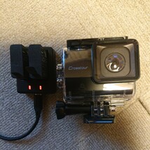 ◆Ｃrosstour Ａction Ｃamera CT9500★未使用品◆購入時の付属品一式セット★取扱説明書無し◆動作未確認★充電池通電確認_画像1