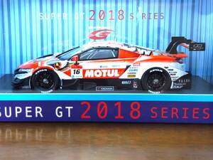 egcjf [45627] 1/43 エブロ モチュール 無限 NSX-GT 2018 スーパーGT GT500 #16 武藤英紀/中嶋大祐
