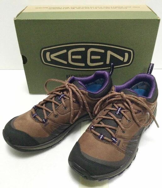 8.5@ 新品「KEEN」“1017757/TERRADORA LEATHER WP” レディース 防水仕様 アウトドア トレッキングレザーシューズ SIZE:US6.5/23.5cm