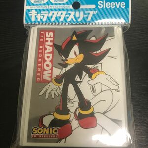 キャラクタースリーブ　ソニックザヘッジホッグ　シャドウ