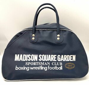 △マディソン スクエア ガーデン MADISON SQUARE GARDEN スポーツバック 昭和レトロ 鞄