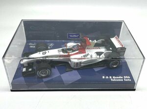 196△MINICHAMPS ミニチャンプス 1/43 B・A・R Honda 006 Takuma Sato ミニカー 10号車 ホンダ