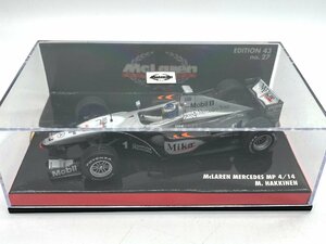 281△MINICHAMPS ミニチャンプス McLAREN マクラーレン MP4/14 メルセデス 1号車 ミニカー グレー