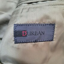 ダーバン【高級感溢れる一着】D'URBAN テーラードジャケット 2B 2ボタン ツイード ウール ブラウン 茶色 M相当 メンズ トラディショナル_画像9