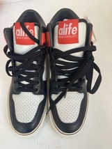 ALIFE　EVERYBODY HI CLASSIC WHITE BLACK&RED_画像1