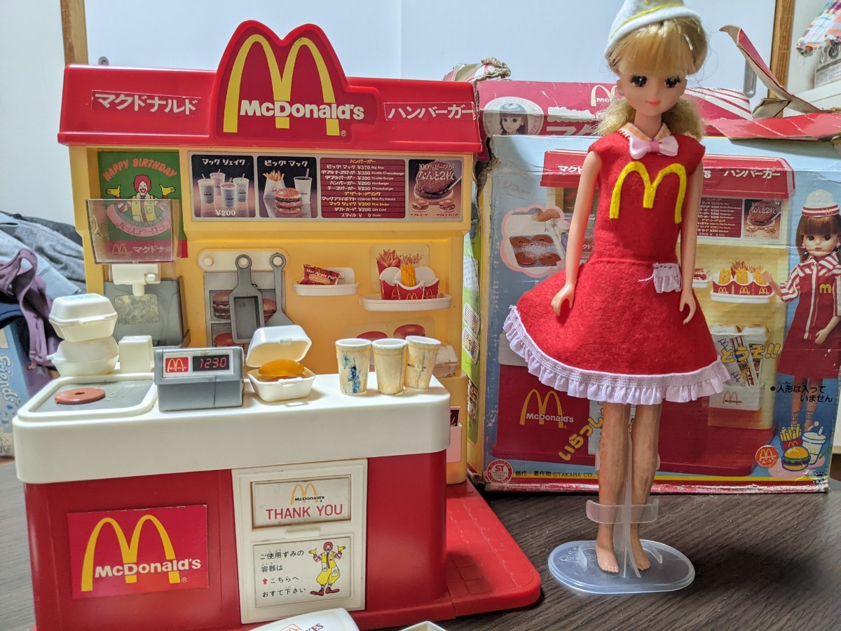 Yahoo!オークション -「リカちゃんマクドナルドショップ」(ハウス