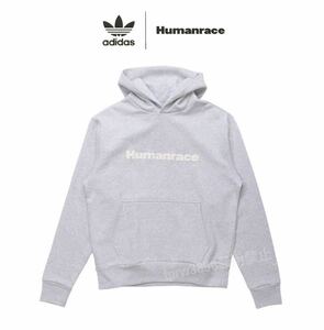 新品未使用 アディダス Humanrace パーカー【3XL】定価17600円 グレー adidas フーディー ヒューマンレース ファレル PW スウェット 4819