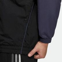 新品 adidas ナイロン ジャケット【L】定価9350円 アディダス 裏起毛 カジュアル スポーツ ジャージ ウィンドブレーカー 2694 ウインド_画像8