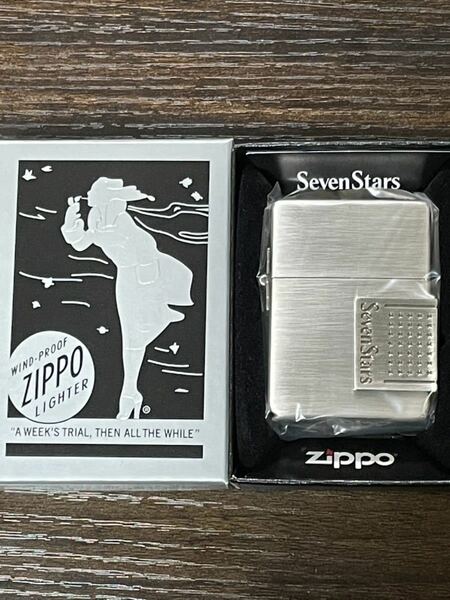 zippo Seven Stars COLLECTION 唯一無二 SEVEN STARS 2017年製 限定品 1935レプリカ セブンスター ケース 保証書 当選通知書