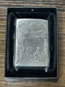 zippo バジリスク 甲賀忍法帖 アニメ ３面刻印 2017年製 甲賀 弦之介 朧 愛する者よ、死に候え 特殊加工品 デットストック ケース 保証書