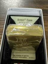 zippo Vivienne Westwood Armor Case 限定数 300個 ヴィヴィアンウエストウッド 2022年製 GOLD ゴールド シリアルナンバー NO.021/300_画像5