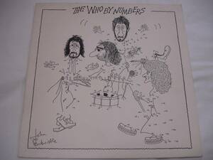 激レア THE WHO /THE WHO BY NUMBERS UK ORIG MAT両面1 1stプレス 初回限定ナンバー付きジャケット