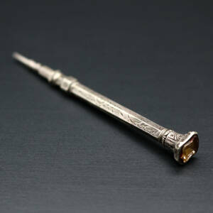  antique / mechanical pencil / Stone attaching / flexible / car - pen / writing brush chronicle ./ stationery 