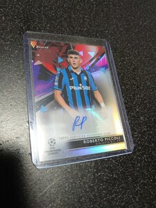 2021-22 Topps Finest Champions League auto 直筆サイン ROBERTO PICCOLI ロベルト・ピコリ アトランタ