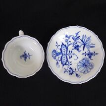 apf351☆【MEISSEN/マイセン】カップ＆ソーサー 口径約10cm 高さ約5.3cm コーヒー/紅茶等に♪■50B58_画像5