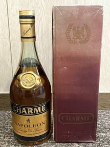 231023-10　【同梱不可】 1円～ 古酒　 CHARME NAPOLEON　シャルム ナポレオン　40度　700ml　1140g　ブランデー　箱付き　