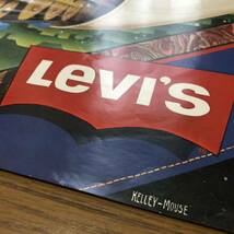 ビンテージ Levi's Movin' On JEANS リーバイス 501XX デニム ジーンズ Kelley Mouse Studios スタンリーマウス ロック Tシャツ ポスター_画像5