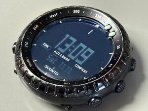 1円〜◆SUUNTO スント SUUNTO CORE デジタル ブラック メンズ腕時計 アウトドアウォッチ 稼働品