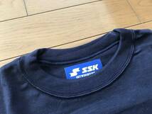 当時物　未使用　デッドストック　SSK　ベースボールアンダーシャツ　フレンチ袖ローネック　品番：BU777　サイズ：O　　HF1_画像6