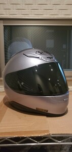 SHOEI Z-7パールグレーメタリック！サイズL、スモークシールド付、使い分け、ツーリング。軽量コンパクト、ショウエイ、Z-8 、ゼットセブン