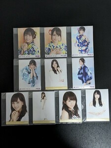 未開封　乃木坂46　真夏の全国ツアー2017 明治神宮野球場　生写真10パック　浴衣「2017.july」「2017.july-Ⅱ」白石麻衣、久保史緒里、他