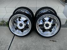 希少ヴィエナクライス　15インチ　7J 7.5J +19+13 4穴100/110 165/40R15 バリ溝_画像1