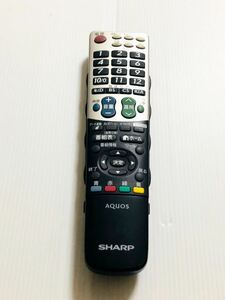 【送料無料】SHARP シャープ　純正リモコンGA933WJSA 動作品