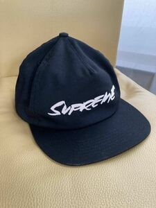 シュプリーム　SUPREME Futura LOGO 5-Panel CAP キャップ　ブラック　黒　フーチュラ　中古品