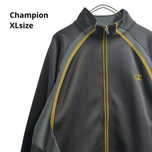 Championトラックジャケット　ジャージ上　黒　メンズXL a39