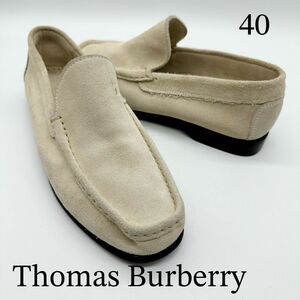 Thomas Burberry トーマスバーバリー スエードドレスシューズ 40