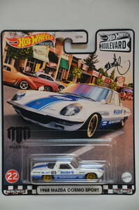 Hot Wheels BOULEVARD 1968 MAZDA COSMO SPORT #22 MAD MIKE★HW ホットウィール ブールバード マツダ コスモ スポーツ マッド マイク