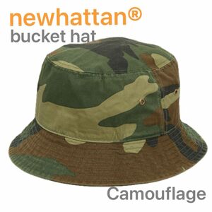 newhattan bucket hat Camouflage L-XL ニューハッタン カモフラージュ