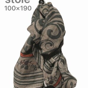 ACE USA botanical scarf unisex stole ボタニカル柄 ストール 大判スカーフ