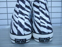 CONVERSE　ALL　STAR　100　ANIMALS HI ZEBRA　美品　オールスター　ゼブラ_画像2