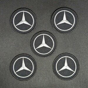 新品 メルセデスベンツ アイロン 刺繍 ワッペン ５枚set Mercedes-Benz メルセデス・ベンツ