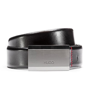 【日本未発売】ヒューゴボス Hugo Boss ベルトLogo-engraved belt ロゴ レザー hb50407819の画像1