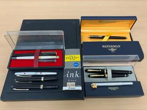 ＃7853A 14K 18K 刻印 万年筆 ボールペン まとめ PILOT WATERMAN IDEAL MIKIMOTO 未確認筆記