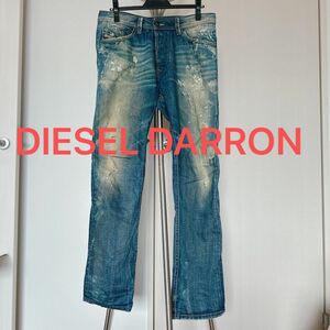 DIESEL DARRON デニム　ジーンズ　ボトムス　クラッシュデニム　ダメージ加工　ビンテージ加工