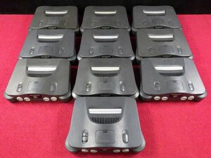 NINTENDO N64 本体 黒 ターミネーターパック付き 20台セット ニンテンドー まとめ売り ＊ジャンク品【GH】