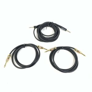 MONSTER CABLE Prolink Monster Rock / whirlwind Accusonic+1 HI-Z フォン(オス)-フォン(オス) ケーブル 各種まとめ 3本セット◆現状品