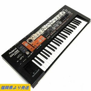 Roland SH-201 シンセサイザー 49鍵盤 ローランド 電源コード付 ※動作/状態説明あり ★現状品【福岡】