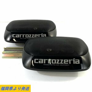 PIONEER carrozzeria TS-R400 パイオニア カロッツェリア カースピーカーペア 楕円タイプ 音出しOK 取付金具付き ○現状品【福岡】