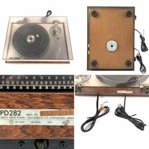 LUXMAN ラックスマン PD282 レコードプレーヤー◆現状品_画像10