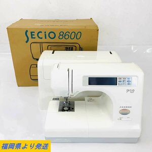 JANOME 834型 SECIO 8600 コンピューターミシン ジャノメ ※動作/状態説明あり ＊委託品【TB】【福岡】