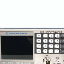 ROHDE&SCHWARZ ローデ・シュワルツ RSC・STEP ATTENUATOR ステップアッテネータ (DC-6GHz 0-139.9dB/0.1dB)＊現状品_画像7