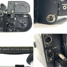 Canon SYSTEM-A-SOUND16 キヤノン 16mmシネカメラ CANON C-16 MACRO C10x12/1:2.2/12-120mm　ハードケース/マガジン付き●ジャンク品_画像7