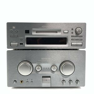 KENWOOD ケンウッド KAF-7002 / DMF-7002 プリメインアンプ / MDデッキミニコンポセット◆現状品