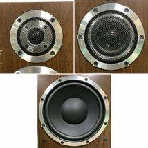 Technics SB-MX7 テクニクス 3way ブックシェルフ型 スピーカー ペア ネットカバー2枚付き◆現状品_画像3