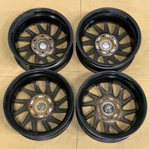 CRIMSON BARBERO クリムソン バルベロ ホイール4本セット 17x6.5J PCD139.7 6穴 OFF+38○ジャンク品_画像3